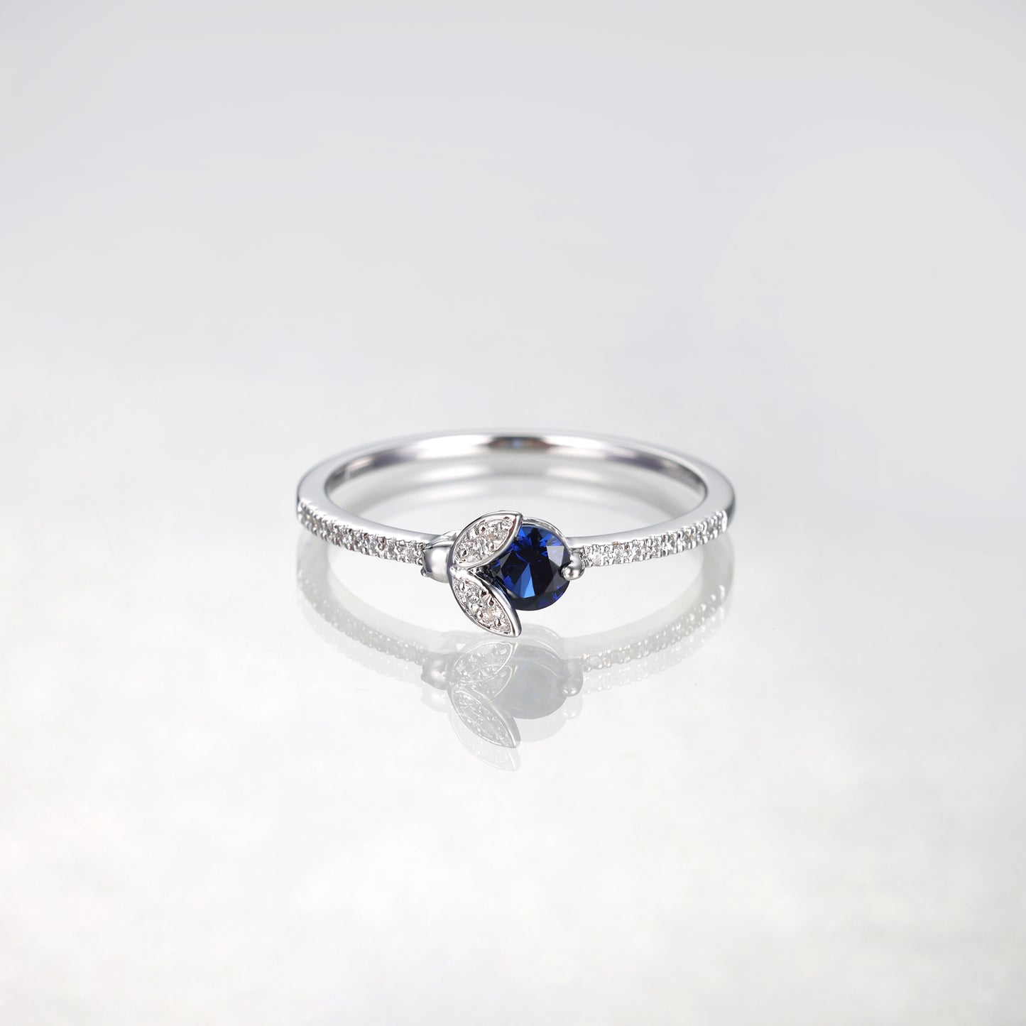 Sapphire Ladybird Diamond Ring