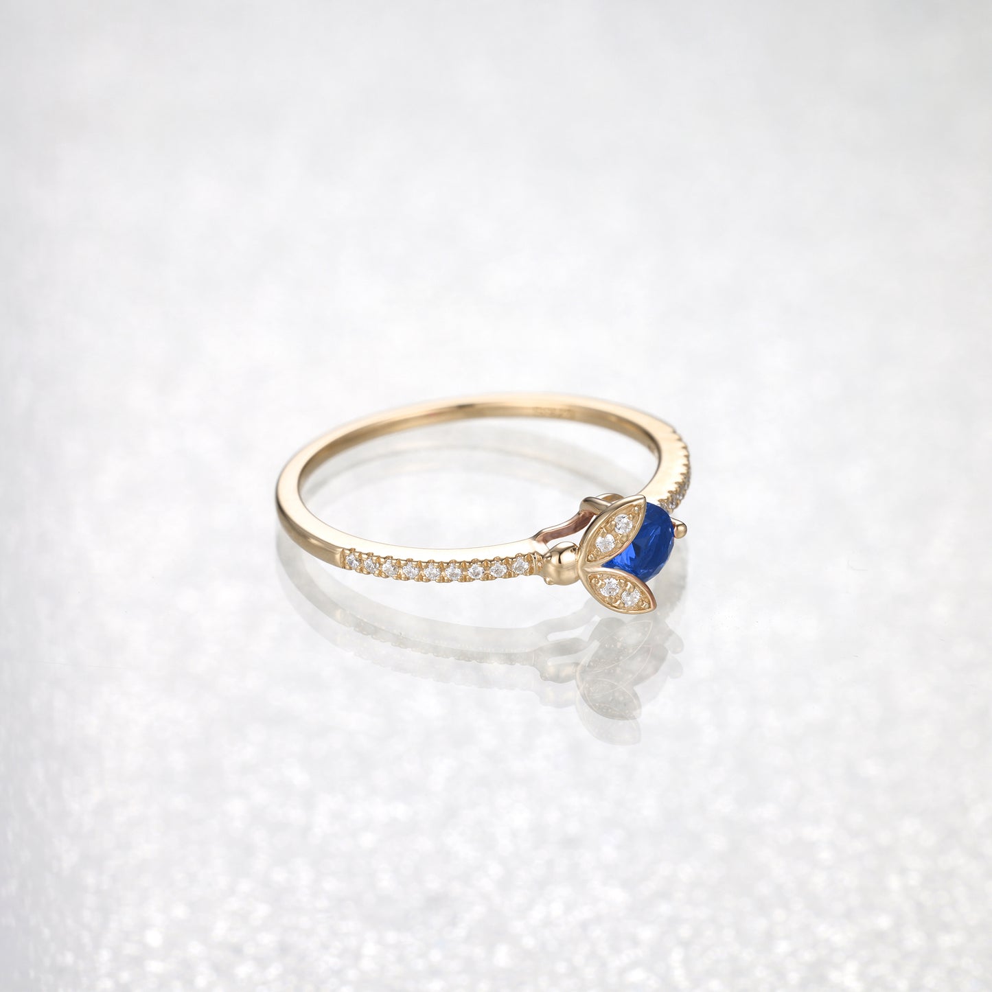 Sapphire Ladybird Diamond Ring