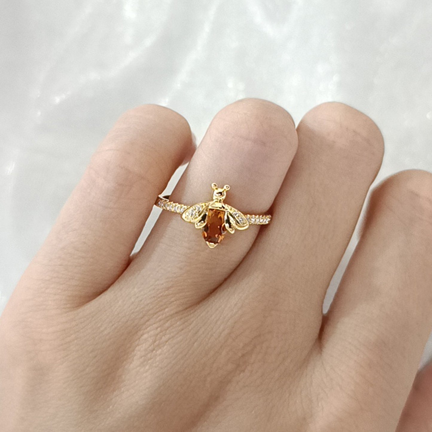 Honey Bee Diamond Ring