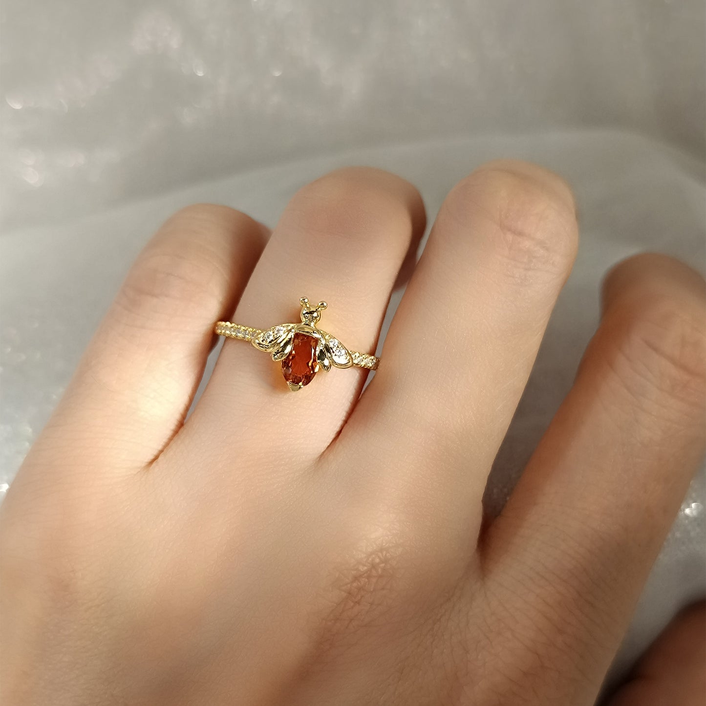 Honey Bee Diamond Ring